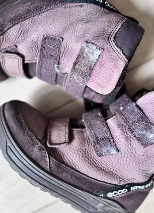 Ecco gore-tex дитячі зимові черевики чоботи на дівчинку, теплі водонепроникні сапожки