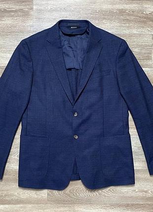 Шерстяний тонкий піджак z zegna 100% wool size 56r l - xl drop 8 приталений