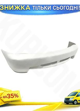 Накладка на задний бампер volkswagen caddy 2010-2015 под покраску тюнинг обвес для защиты от повреждений ku-22