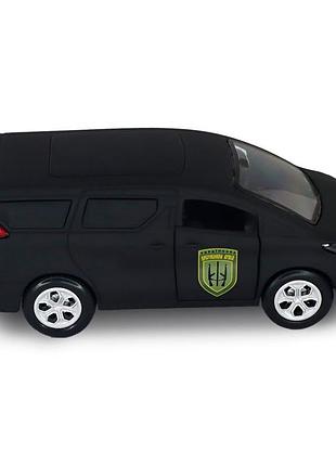 Автомодель серії "шеврони героїв" toyota alphard "уда" technodrive km6011ud 4