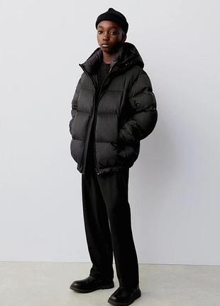 Стильний пуховик на хлопчика zara 140cm