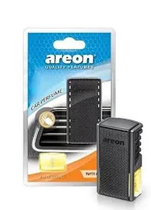 Ароматизатор автомобильный освежитель воздуха areon car на дефлектор тутти фрутти tutti frutti