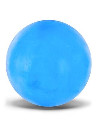 Детский резиновый мяч pb25119(blue) голубой, 22 см, 70 грамм