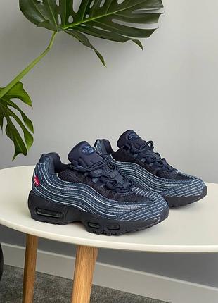 Чоловічі кросівки nike air max 95 og levi’s obsidian hm4743-400