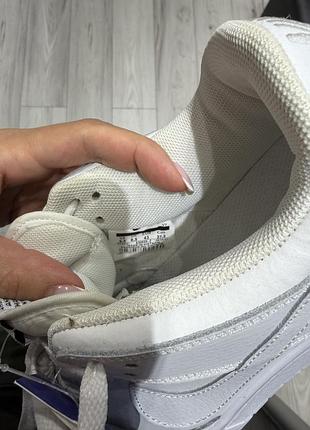 Nike dunk low triple white 8