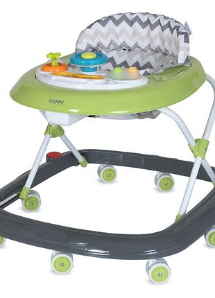 Дитячі ходунки el camino me 1049 lemon green з музикою та світлом