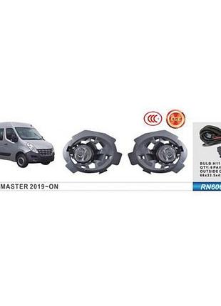 Фары доп.модель renault master 2011-19/rn6060/h11-12v55w/эл.проводка