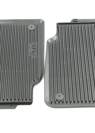 Коврики audi a8 (d4) (long) (2010 - 2017), задние резиновые в салон оригинал (4h0061512041)