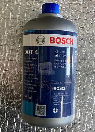 Тормозная жидкость dot 4 1л bosch