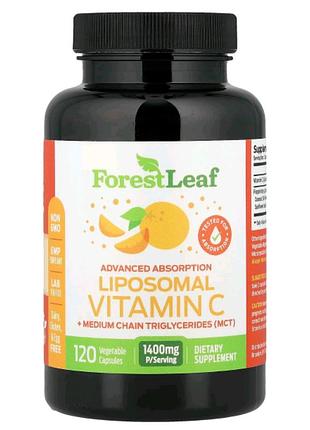 Forest leaf
ліпосомальний вітамін с, 120 веганських капсул