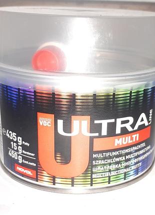 Шпаклівка універсальна багатофункціональна ultra line multi novol 450г 99111