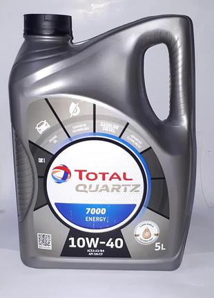 Масло моторное total quartz 7000 energy 10w40 5л