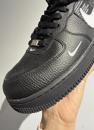 Nike air force 1 high black / white 2