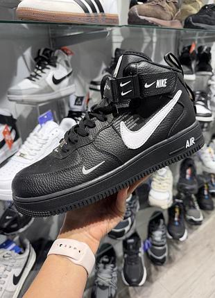 Nike air force 1 high black / white 5
