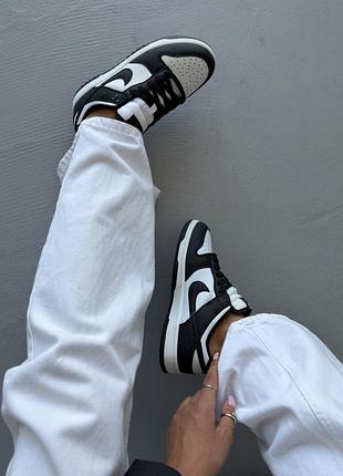 Nike sb dunk low white black 5