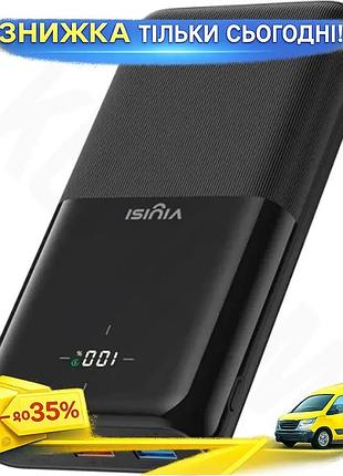 Ku универсальная мобильная батарея universal fit 30000 mah viyisi черная power bank для зарядки 4 дева uni2l_k