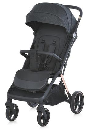 Дитяча прогулянкова коляска beya me 1127-g black leo