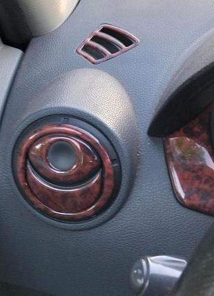 Накладки на панель дерево для renault logan mcv 2005-2013 тюнинг авто декор самоклейка пластик ku-22 5