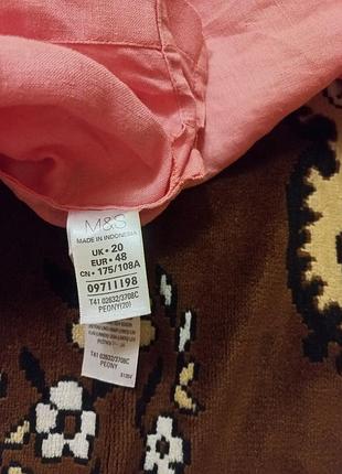 Продам льняную блузку marks &amp;spencer (20) 4