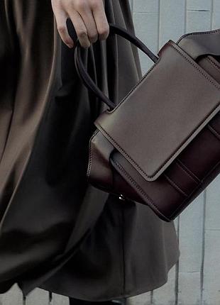 Сумка zara бургунді 6