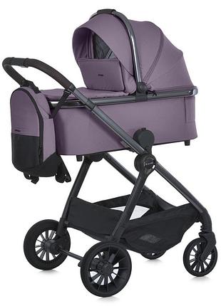 Детская универсальная коляска 2 в 1 riviera me 1183 grape pink