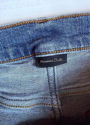 Синие прямые джинсы massimo dutti размер м 5