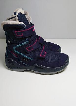 Черевики трекінгові lowa milo gtx hi winter junior goretex blue 34 р. оригінал