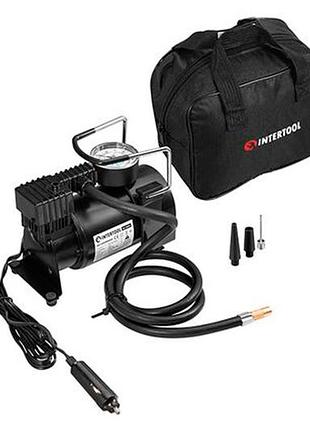 Ku автокомпресор intertool 7 universal fit бар 35 л/хв для накачування коліс компактний насос для авто uni2l_k 4
