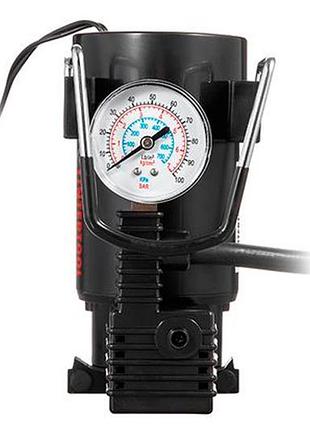Ku автокомпресор intertool 7 universal fit бар 35 л/хв для накачування коліс компактний насос для авто uni2l_k 8