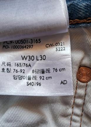 Джинси 501 30/30 levi's 6