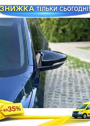 Накладки на зеркала bmw-style для volkswagen passat сс 2008- хромированные самоклеящиеся накладки для тю ku-22
