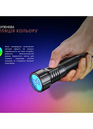 Фонарь ручной fenix ld36rb черный 8
