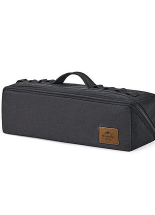 Сумка для хранения инструментов naturehike cnh22sn018, черная, 37x22x11 см, органайзер с отделениями и карманами, из оксфорда 900d