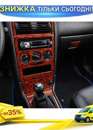 Накладки на панель дерево для opel astra g classic 1998-2012 самоклеючі декор для авто інтер'єру ku-22