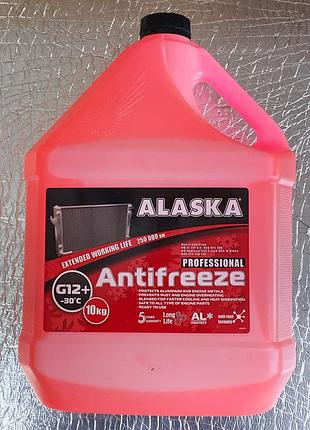 Антифриз красный antifreeze-30 аляска 10л