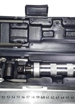Отвертка ударная с комплектом насадок 6 ед. intertool ht-0430