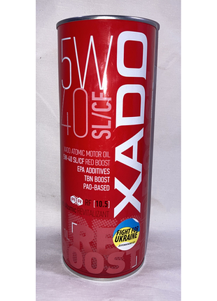 Масло моторное xado хадо red boost xa-26106 5w40 sl cf 1л
