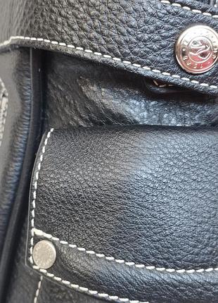 Кожаная сумка longchamp legend 7