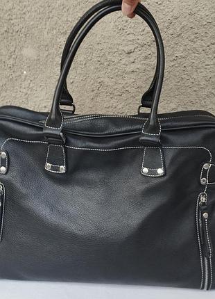 Кожаная сумка longchamp legend 2