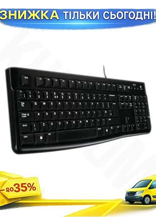Ku клавиатура logitech usb universal fit мембранная черная полноразмерная 104 кнопки для компьютера оф uni2l_k