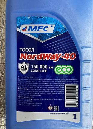 Тосол 1л мфк nordway 2