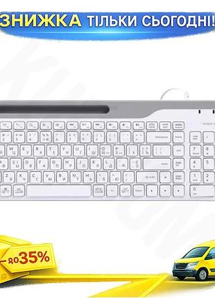 Ku клавиатура a4tech fstyler universal fit usb ультратонкая мембранная с 12 мультимедийными клавишами uni2l_k