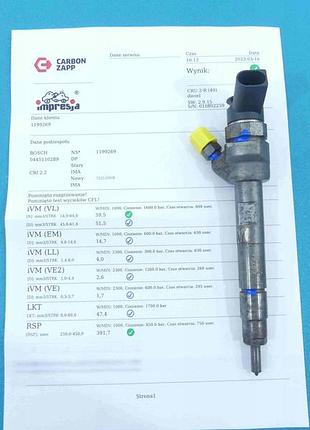 Форсунка дизельна bmw e87 0445110289 2.0d