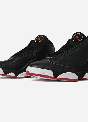Кросівки jordan 13 retro black red 7