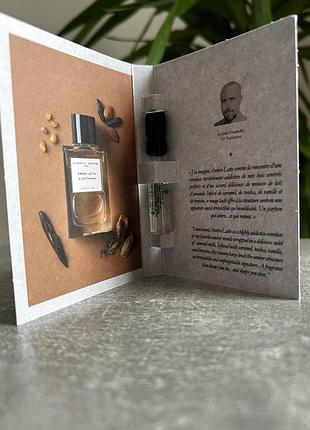 Essential parfums ambre latte пробник 2 мл. 3