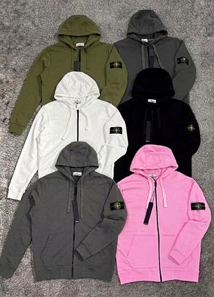 Stone island crewneck zip hoodie
