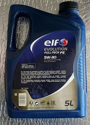 Масло моторное elf evolution full-tech 5w-30 fe 5л 2