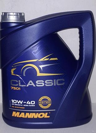 Масло моторное mannol classic 10w40 sn/ch-4 а3/в4 4л