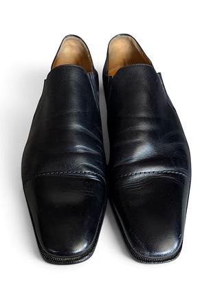 Чорні туфлі gucci 6