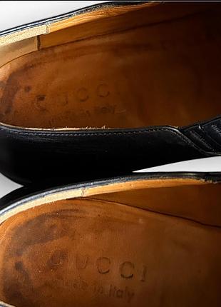 Чорні туфлі gucci 10